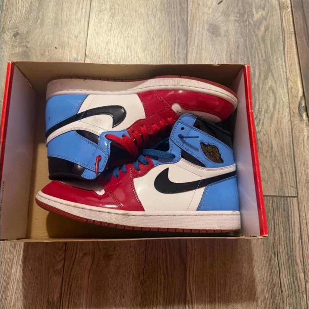 Air Jordan 1 High – Red/White/Blue Colorway Men 10